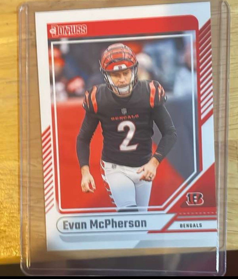 Evan McPherson Panini Donruss Bengals Mint #264