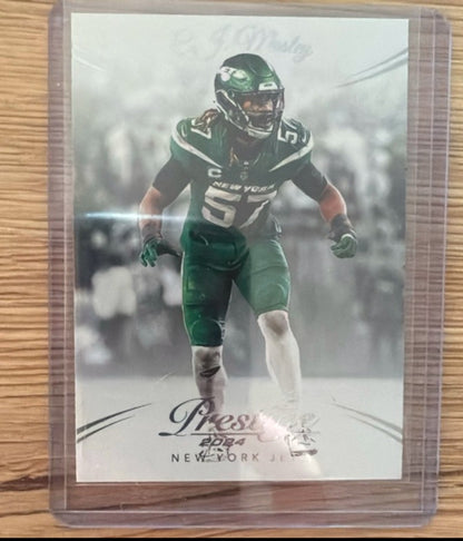 C J Mosley, Jets, 2024 Prestige, Mint,