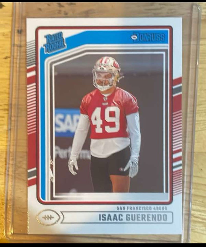 Isaac guerendo 49ers Panini Donruss Mint #336 "Rated Rookie