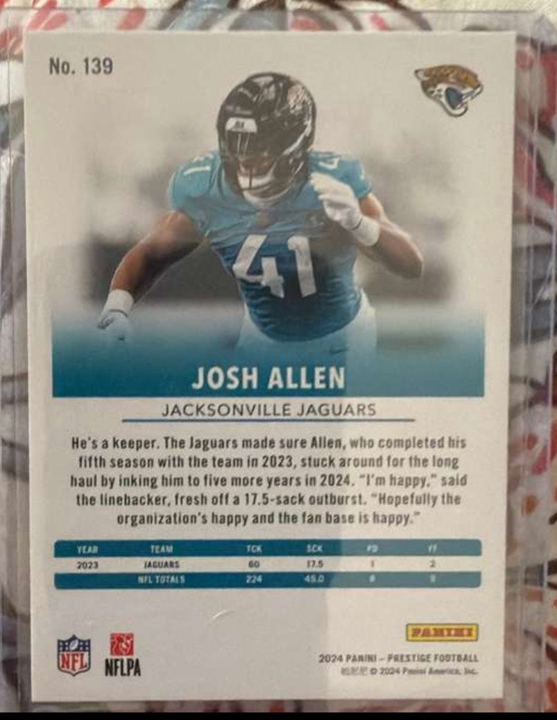 Josh Allen, Jaguars 2024 Prestige, Mint Condition, #139