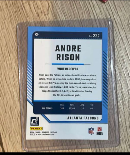 Andre Rison 2024 Panini Donruss card number 222 Mint