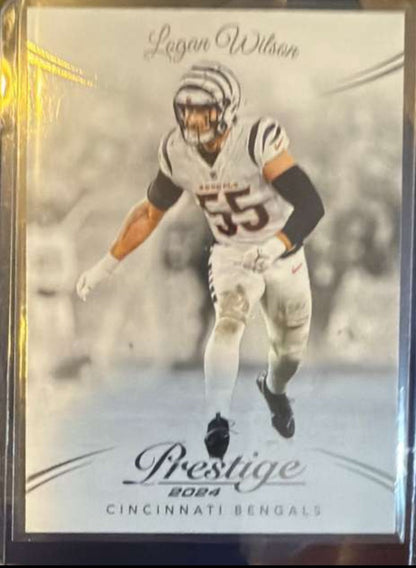 Logan Wilson Bengals 2024 Panini Prestige Rookie Mint #61