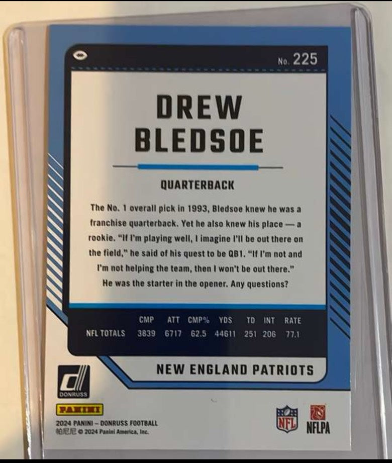 Drew Bledsoe Patriots 2024 Panini Donruss Mint