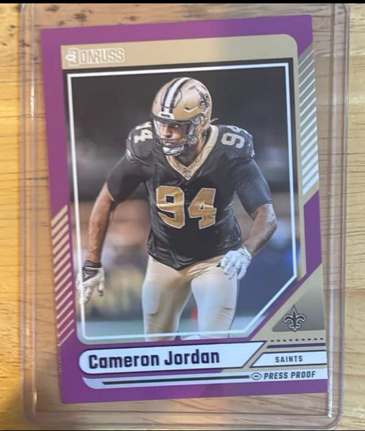 Cameron Jordan Saints Panini Donruss # 246 mnt