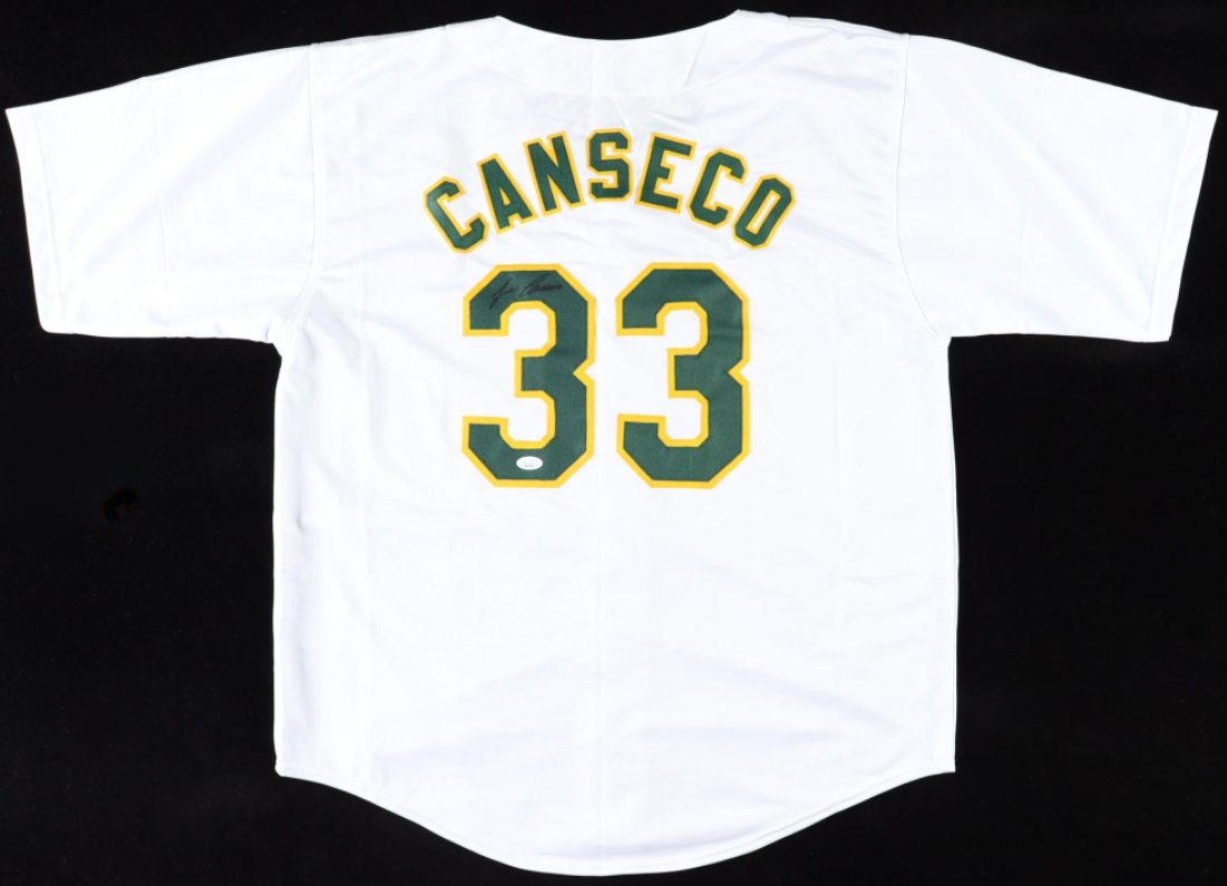 Jose Canseco Signed Jersey (JSA)