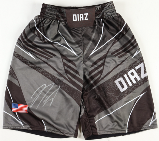 Nick Diaz Signed Custom Fight Shorts (Beckett)